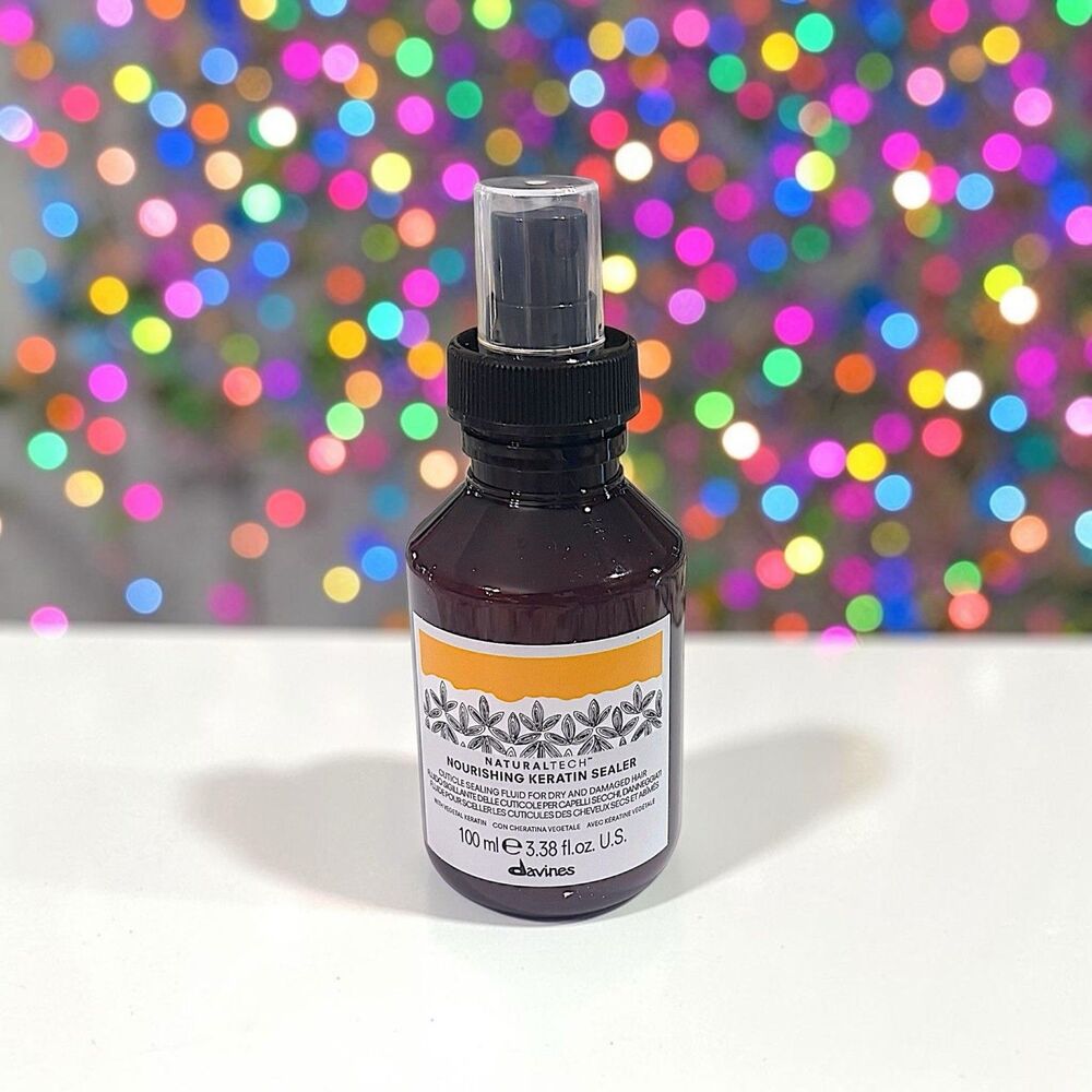 DAVINES NaturalTech Nourishing Keratin Sealer Full Size 100 ml 3.38 fl oz NWOB